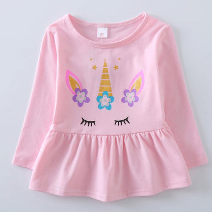 Cute Toddler Baby Girls Clothes Set Long Sleeve Tops and Pants Kids 2Pcs Outfits